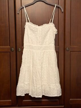 Lulus White Eyelet Sundress